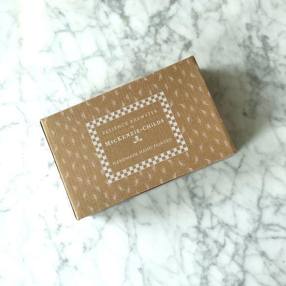 mackenzie childs Patience Brewster Joy & Love Trinket Trays - Picture 3 of 6